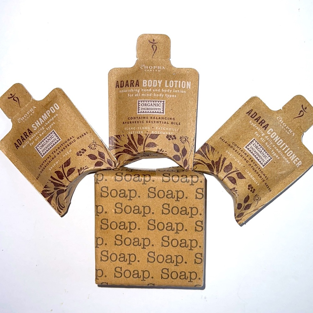 NWT CHOPRA Ayurvedic/Organic Bath & Hair Bundle